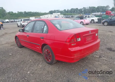 2005 Honda Civic Vp из США, поврежденный, VIN 1HGES16375L021006